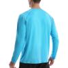 imageSizeM 2 Pack UPF 50 UV Sun Protection Shirts Outdoor Long Sleeve SPF Diving Rash Guard for Fishing Hiking Swimming