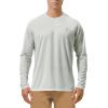 imageSizeXL 2 Pack Mens UPF 50 UV Sun Protection Shirts Outdoor Long Sleeve SPF Diving Rash Guard for Fishing Hiking Swimming