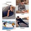 imageThermal Underwear for Men Fleece Lined Long Johns Base Layer Ski Thermals Top and Bottom Set for Extreme Cold Weather WinterBlue