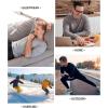 imageThermal Underwear for Men Fleece Lined Long Johns Base Layer Ski Thermals Top and Bottom Set for Extreme Cold Weather WinterGray