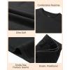 imageThermal Underwear for Men Fleece Lined Long Johns Base Layer Ski Thermals Top and Bottom Set for Extreme Cold Weather WinterSoft Black