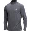 imageLong Sleeve Hiking Shirt for Men  Sun Protection Shirts 14 Zip Up Lightweight Fishing Golf Outdoor Athletic Running Tops Ash
