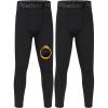 imageRoadbox Kids Fleece Lined Leggings  2 Pack Boys Thermal Tights Youth Sports Basketball Compression Pants for Cold WeatherBlackblack