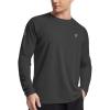 imageRoadbox Mens UPF 50 Swim Rash Guard Long Sleeve UV Sun Protection SPF Water Shirts Quick Dry for Outdoor Fishing Hiking02dark Gray