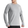imageRoadbox Mens UPF 50 Swim Rash Guard UV Sun Protection SPF Water Shirts Long Sleeve Quick Dry Cool Dry Lightweight Fishing Hiking Running TShirt