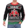 imageRoadbox Ugly Christmas Sweaters for Men 2024  Unisex Women Funny Winter Holiday Christmas Pullover Sweatshirt for CouplesSanta Claus
