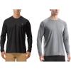 imageSize2XL 2 Pack UPF 50 UV Sun Protection Shirts Outdoor Long Sleeve SPF Diving Rash Guard for Fishing Hiking Swimming