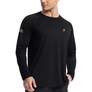 imageRoadbox Mens UPF 50 Swim Rash Guard Long Sleeve UV Sun Protection SPF Water Shirts Quick Dry for Outdoor Fishing Hiking02black
