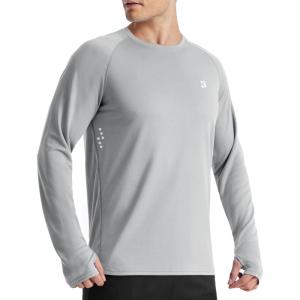 imageRoadbox Mens UPF 50 Swim Rash Guard UV Sun Protection SPF Water Shirts Long Sleeve Quick Dry Cool Dry Lightweight Fishing Hiking Running TShirt