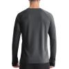 imageRoadbox Mens UPF 50 Swim Rash Guard Long Sleeve UV Sun Protection SPF Water Shirts Quick Dry for Outdoor Fishing HikingAsh Gray