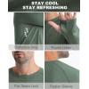 imageRoadbox Mens UPF 50 Swim Rash Guard Long Sleeve UV Sun Protection SPF Water Shirts Quick Dry for Outdoor Fishing HikingVerdant Bean
