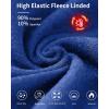 imageRoadbox Boys Compression Thermal Shirt  12 Pack Youth Long Sleeve Fleece Base Layer Undershirts Football BaseballRoyal Blue