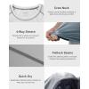 imageRoadbox Mens Swim Shirts Short Sleeve UPF 50 UV Sun Protection SPF Rash Guard Quick Dry Surf Water Beach Fishing T ShirtGray White Gradient