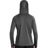 imageRoadbox Mens UPF 50 Fishing Shirt Long Sleeve UV Sun Protection Hoodies Quick Dry Rash Guard for Hiking Outdoor WorkingStyle 1dark Gray