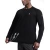 imageRoadbox Mens UPF 50 UV Sun Protection Shirts Outdoor Long Sleeve SPF Rash Guard for Fishing Hiking Swimming RunningClassic Black