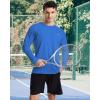 imageRoadbox Mens UPF 50 UV Sun Protection Shirts Outdoor Long Sleeve SPF Rash Guard for Fishing Hiking Swimming RunningSapphire Blue