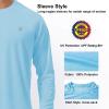 imageSize L Mens 2 Pack UPF 50 Fishing Shirts Long Sleeve UV Sun Protection Tops