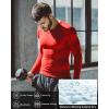imageRoadbox Mens Compression Shirt Cool Dry Long Sleeve Workout Shirts Running Athletic Football Gym Base Layer Tops UPF 50Red
