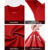 imageRoadbox Mens Compression Shirt Cool Dry Long Sleeve Workout Shirts Running Athletic Football Gym Base Layer Tops UPF 50Red
