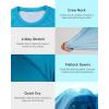 imageRoadbox Mens UPF 50 Swim Shirts Long Sleeve UV Sun Protection Rash Guard Quick Dry SPF TShirt for Beach Surfing FishingBlue Gray Gradient