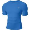 imageRoadbox Compression Shirt Men Short Sleeve Cool Dry Base Layer Athletic Undershirts Workout TShirt for Sports Gym RunningRoyal Blue