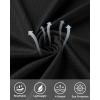 imageRoadbox Mens UPF 50 Swim Rash Guard Long Sleeve UV Sun Protection SPF Water Shirts Quick Dry for Outdoor Fishing HikingClassic Black