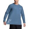 imageRoadbox Mens UPF 50 Swim Rash Guard Long Sleeve UV Sun Protection SPF Water Shirts Quick Dry for Outdoor Fishing HikingDusty Blue