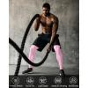 imageRoadbox Mens Compression Pants Running Tights Performance Sports Workout Leggings Athletic Base Layer for Gym BasketballLight Pink