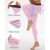 imageRoadbox Mens Compression Pants Running Tights Performance Sports Workout Leggings Athletic Base Layer for Gym BasketballLight Pink