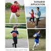 imageRoadbox 2 Pack Boys Compression Pants Base Layer Underwear Youth Quick Dry Spandex Tights Leggings for Running Football2packwhite