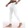 imageRoadbox 2 Pack Mens Compression Pants Quick Dry Running Tights Leggings with Pockets Athletic Base Layer for Workout GymBlackwhite