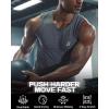 imageRoadbox 3 Pack Mens Sleeveless Compression Shirt Cool Dry Athletic Workout Tank Top Sports Running Gym Base Layer Shirts3 Pack Dark Red  Navy  Dark Gray