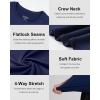 imageRoadbox 3 Pack Mens Sleeveless Compression Shirt Cool Dry Athletic Workout Tank Top Sports Running Gym Base Layer Shirts3 Pack Navy  White  Black