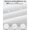 imageRoadbox 3 Pack Mens Sleeveless Compression Shirt Cool Dry Athletic Workout Tank Top Sports Running Gym Base Layer Shirts3 Pack White  White  White