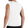 imageRoadbox 3 Pack Mens Sleeveless Compression Shirt Cool Dry Athletic Workout Tank Top Sports Running Gym Base Layer Shirts3 Pack White  White  White