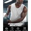 imageRoadbox 3 Pack Mens Sleeveless Compression Shirt Cool Dry Athletic Workout Tank Top Sports Running Gym Base Layer Shirts3 Pack White  White  White