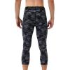 imageRoadbox 2 Pack Mens 34 Compression Pants Athletic Basketball Workout Tights Leggings Sport Running Spandex Base LayerBlack02camo02