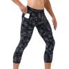 imageRoadbox 2 Pack Mens 34 Compression Pants Athletic Basketball Workout Tights Leggings Sport Running Spandex Base LayerBlack02camo02