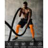 imageRoadbox 3 Pack Compression Pants Men Performance Running Workout Sports Leggings Gym Basketball Athletic Tights Base Layer3packblackgrayorange