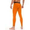 imageRoadbox 3 Pack Compression Pants Men Performance Running Workout Sports Leggings Gym Basketball Athletic Tights Base Layer3packblackgrayorange