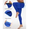 imageRoadbox 2 Pack Mens Compression Pants Quick Dry Running Tights Workout Leggings Athletic Base Layer for Gym Football YogaBlackblue
