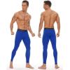 imageRoadbox 2 Pack Mens Compression Pants Quick Dry Running Tights Workout Leggings Athletic Base Layer for Gym Football YogaBlackblue