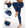imageRoadbox 2 Pack Mens Compression Pants Quick Dry Running Tights Workout Leggings Athletic Base Layer for Gym Football YogaBlacknavy Blue