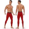 imageRoadbox 2 Pack Mens Compression Pants Quick Dry Running Tights Workout Leggings Athletic Base Layer for Gym Football YogaBlacktomato Red