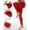 imageRoadbox 2 Pack Mens Compression Pants Quick Dry Running Tights Workout Leggings Athletic Base Layer for Gym Football YogaBlacktomato Red