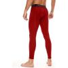 imageRoadbox 2 Pack Mens Compression Pants Quick Dry Running Tights Workout Leggings Athletic Base Layer for Gym Football YogaBlacktomato Red