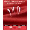 imageRoadbox 2 Pack Mens Compression Pants Quick Dry Running Tights Workout Leggings Athletic Base Layer for Gym Football YogaBlacktomato Red