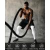 imageRoadbox 2 Pack Mens Compression Pants Quick Dry Running Tights Workout Leggings Athletic Base Layer for Gym Football YogaBlackwhite
