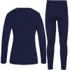 imageRoadbox Thermal Underwear Sets for Women Long Johns Fleece Lined Top ampamp Bottom Warm Skiing Base Layer Cold Weather WinterNavy Blue