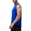 imageRoadbox Workout Sleeveless Shirts for Men Athletic Gym Basketball Quick Dry Muscle Tank TopsOcean Blue